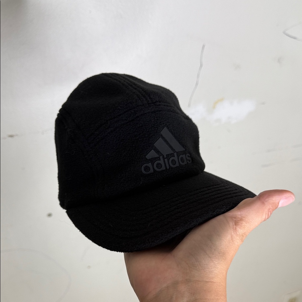 Adidas Unisex Black Fleece Adjustable Baseball Style Hat Cap